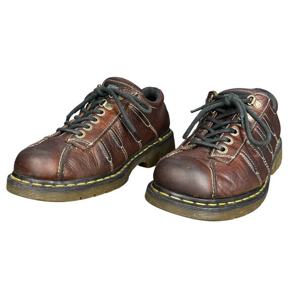 Vintage Dr Marten’s Men’s Brown Leather Lace Up Oxfords Size US 11 - Picture 6 of 10